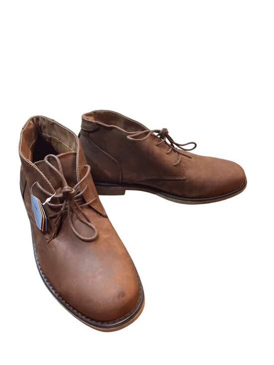 Nunn Bush mens brown leather memory foam ankle chukka boots sz 10.5M SKU 10-311 main image 14